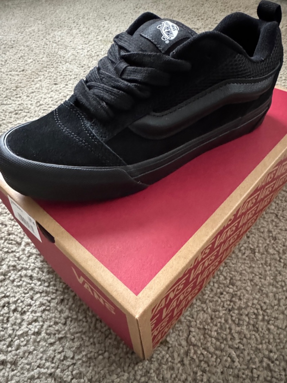 Vans All-Black Low-Top Athletic Skate Shoe